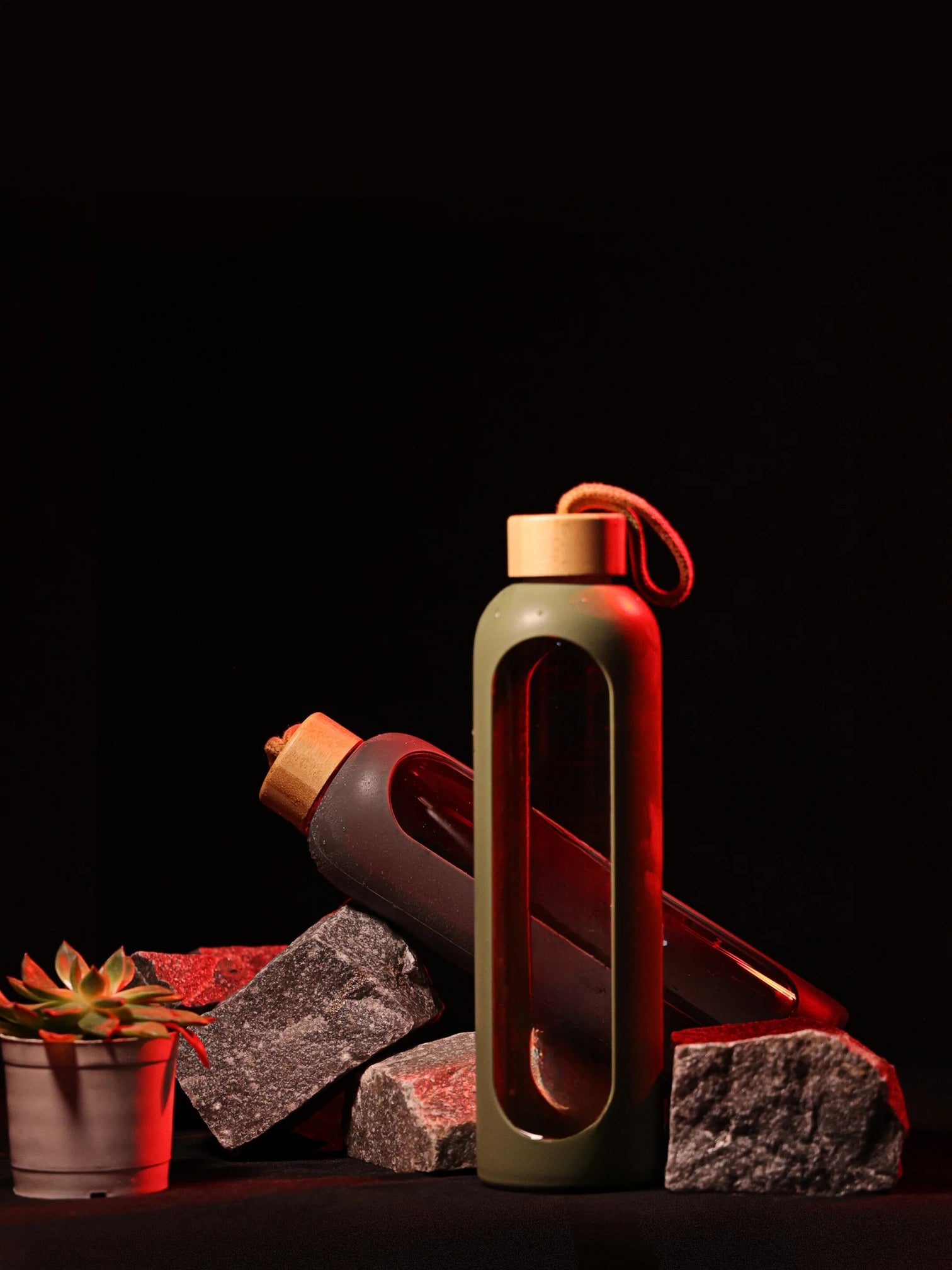 Styller portable glass bottle