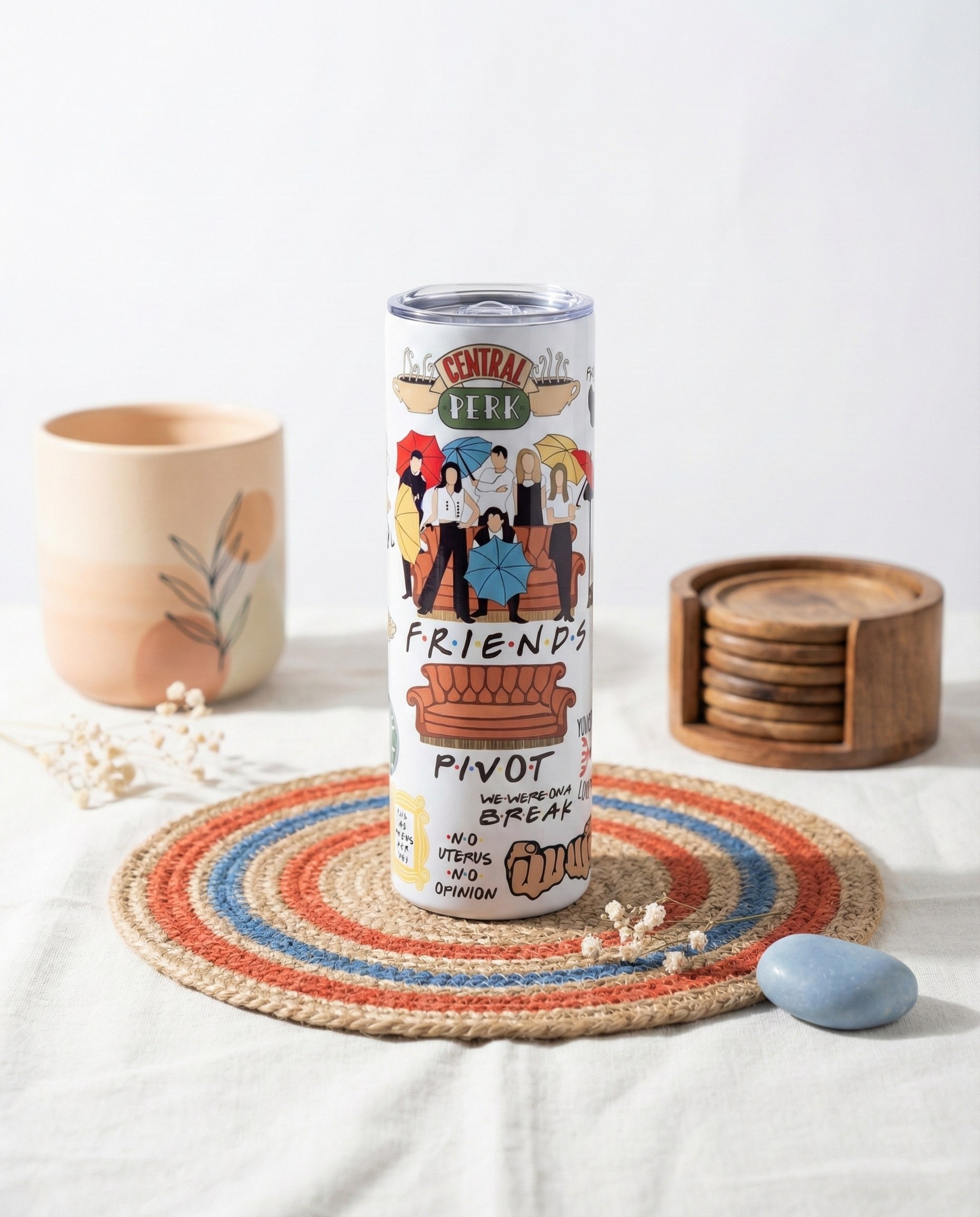 F.R.I.E.N.D.S. (FRIENDS) Coffee Metal Tumbler (600ml)