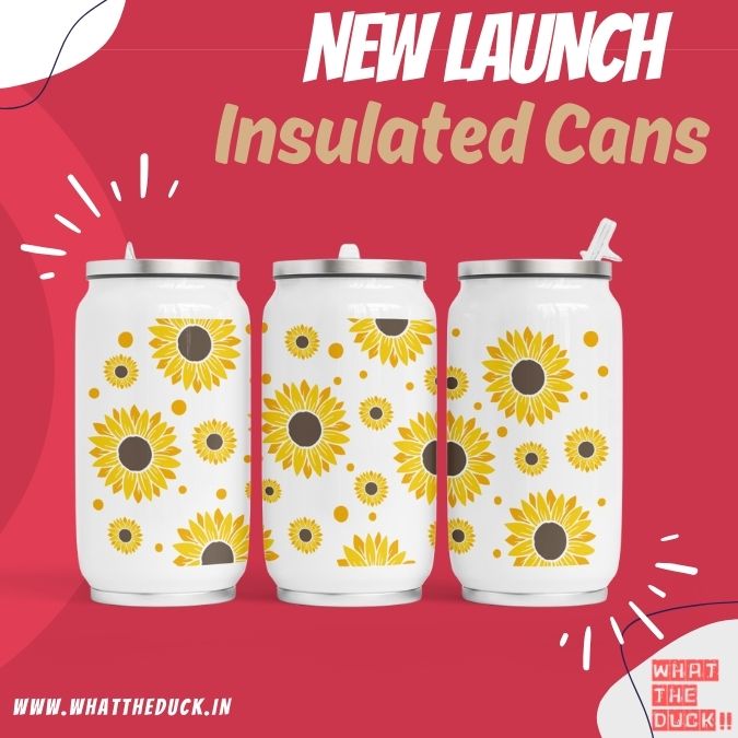 Sunflower insulated can