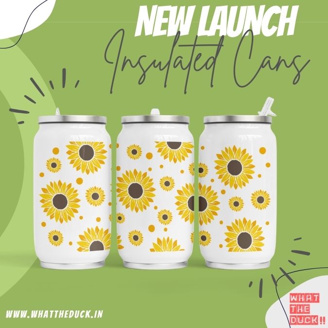 Sunflower insulated can