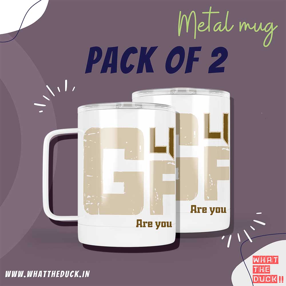 Life is a game Insulated Metal Mug with Lid