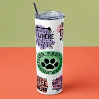 Dog Lover Metal Tumbler (600ml)