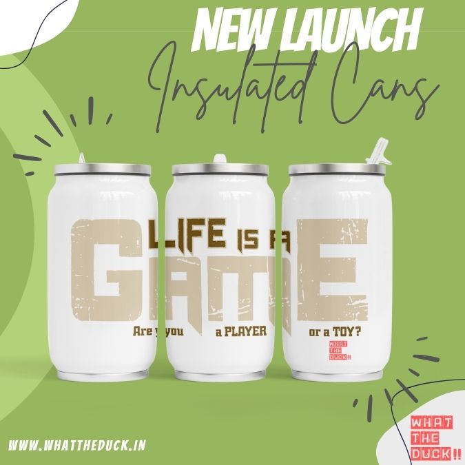 Life Is A Game insulated can