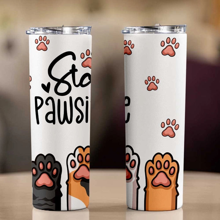 PAWSITIVE METAL TUMBLER (600ML)