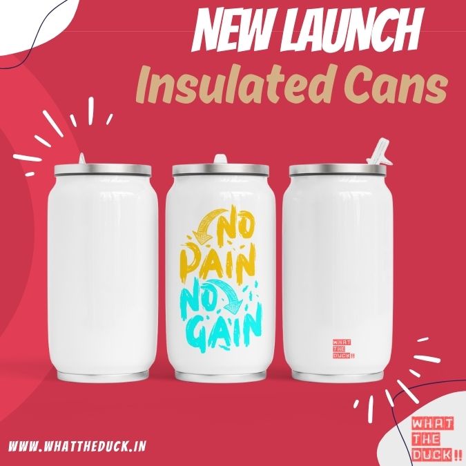 No Pain No Gain insulated can