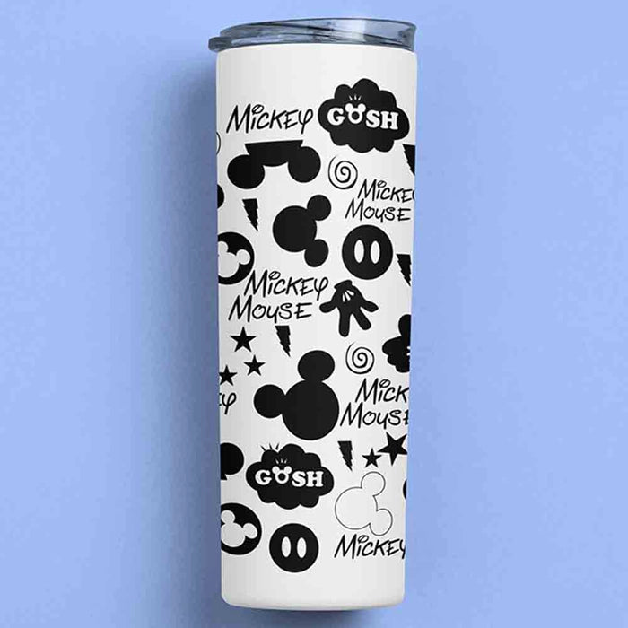 MICKEY MOUSE METAL TUMBLER (600ML)