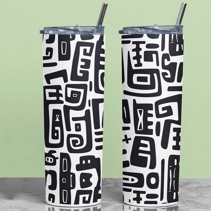 Abstract Doodle Tumbler (600ML)