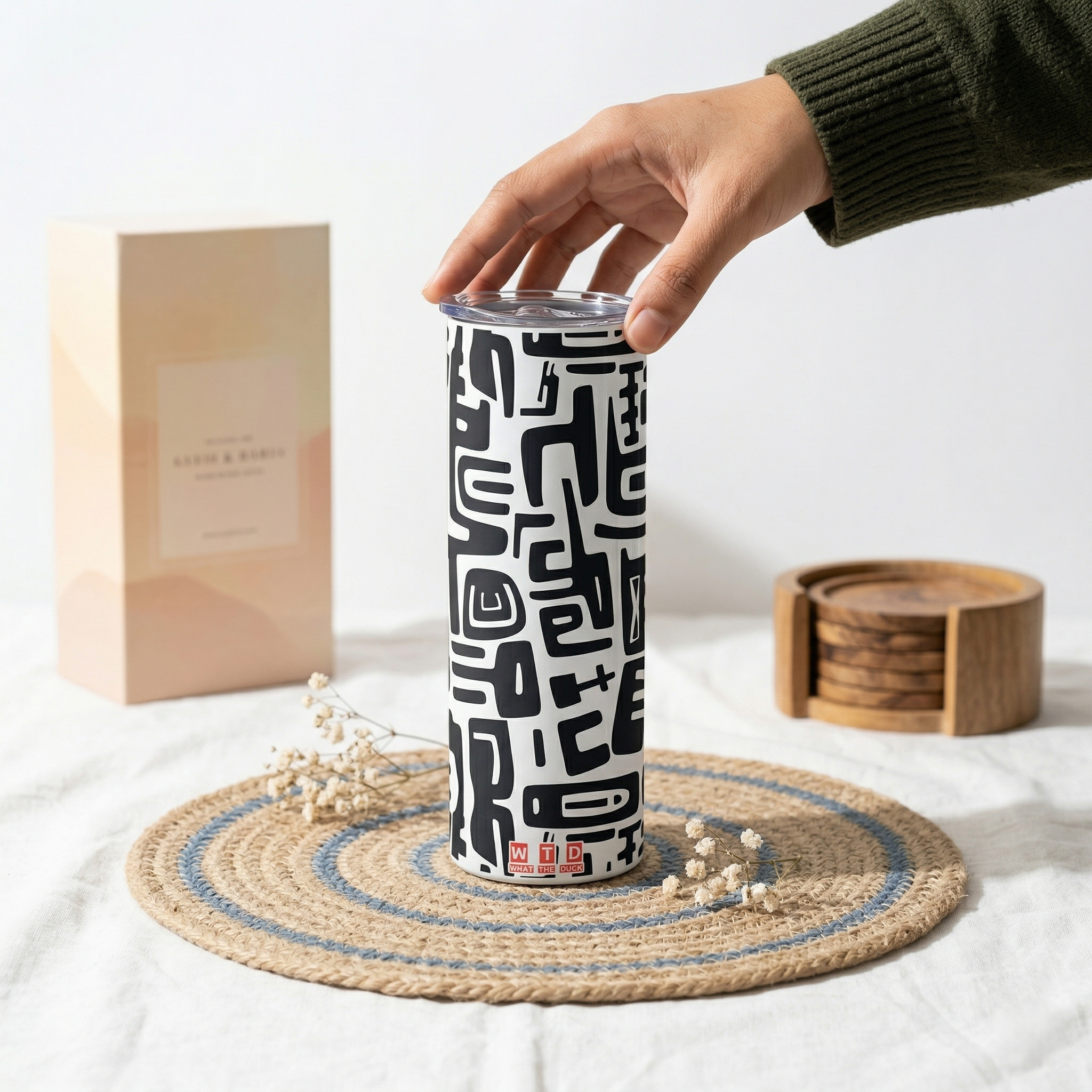 Abstract Doodle Tumbler (600ML)