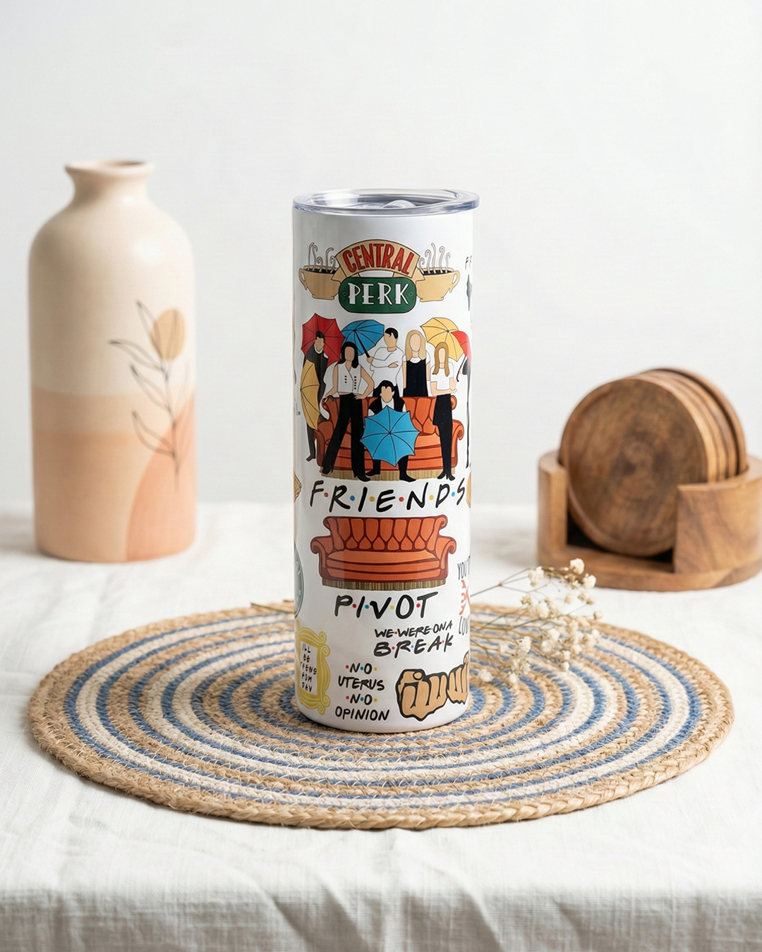 F.R.I.E.N.D.S. (FRIENDS) Coffee Metal Tumbler (600ml)