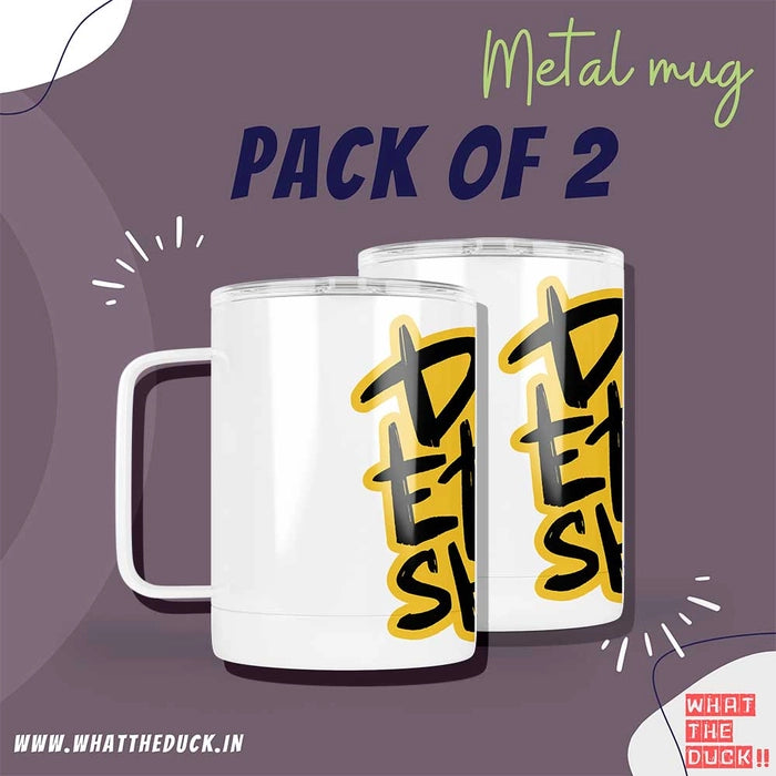 DO EPIC SHIT Insulated Metal Mug with Lid